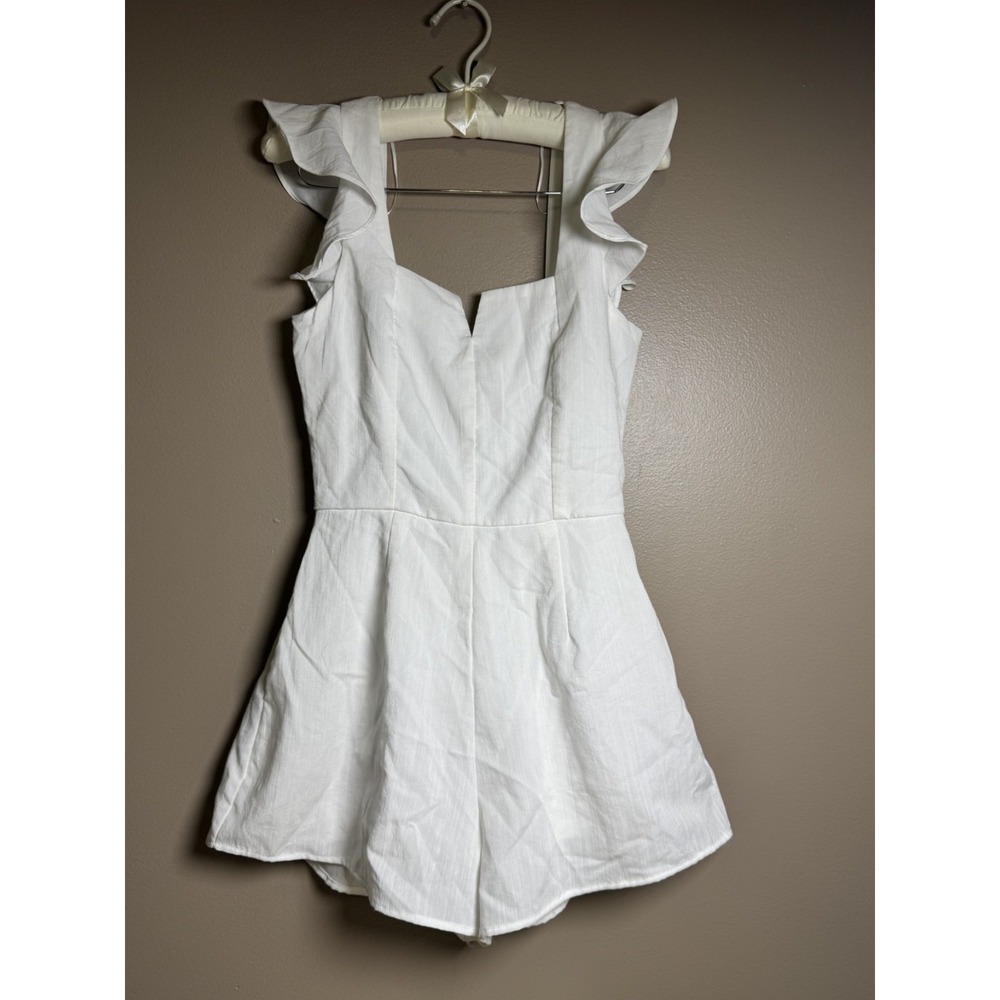 NWT White Romper By Francescas Size XS
